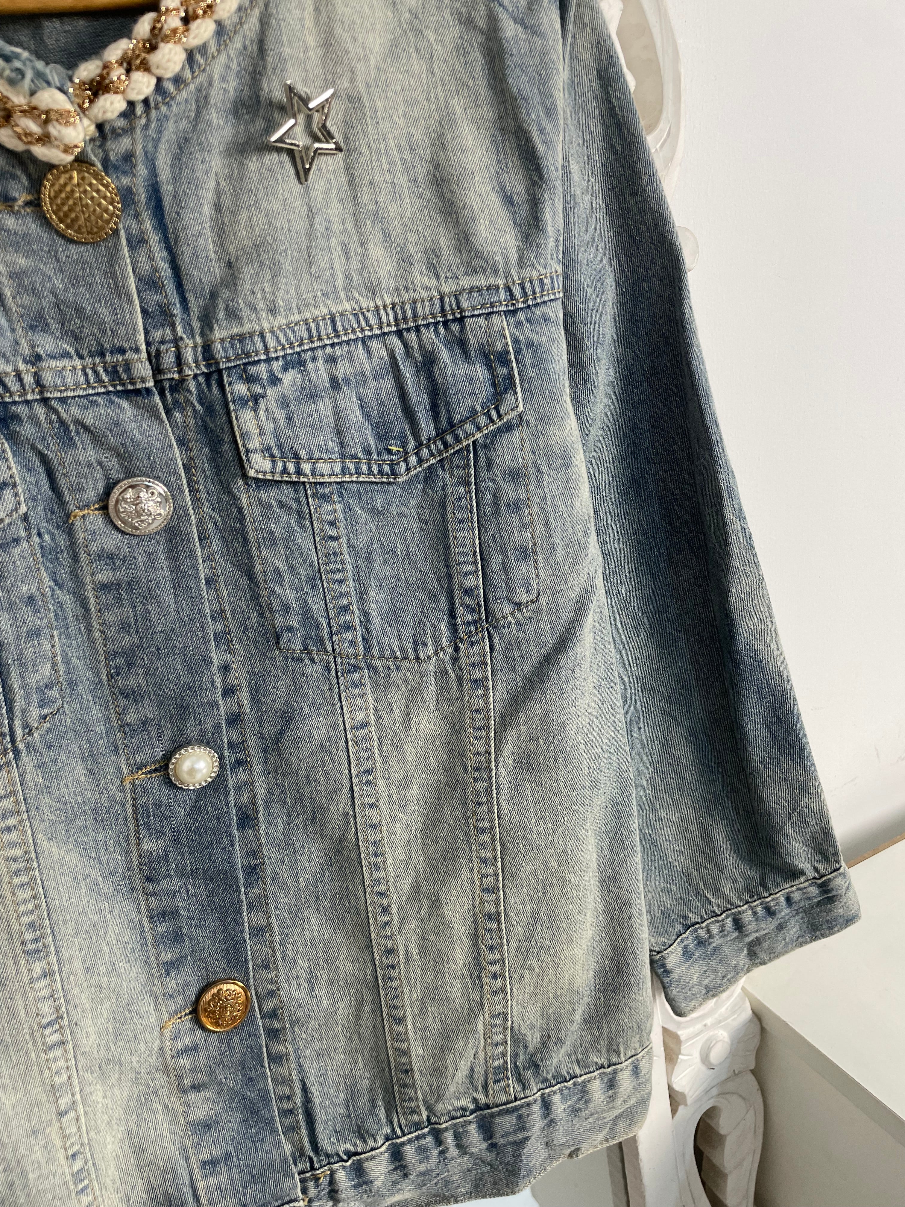 Vintage Denim Jacket-Chest 40 - Image 3