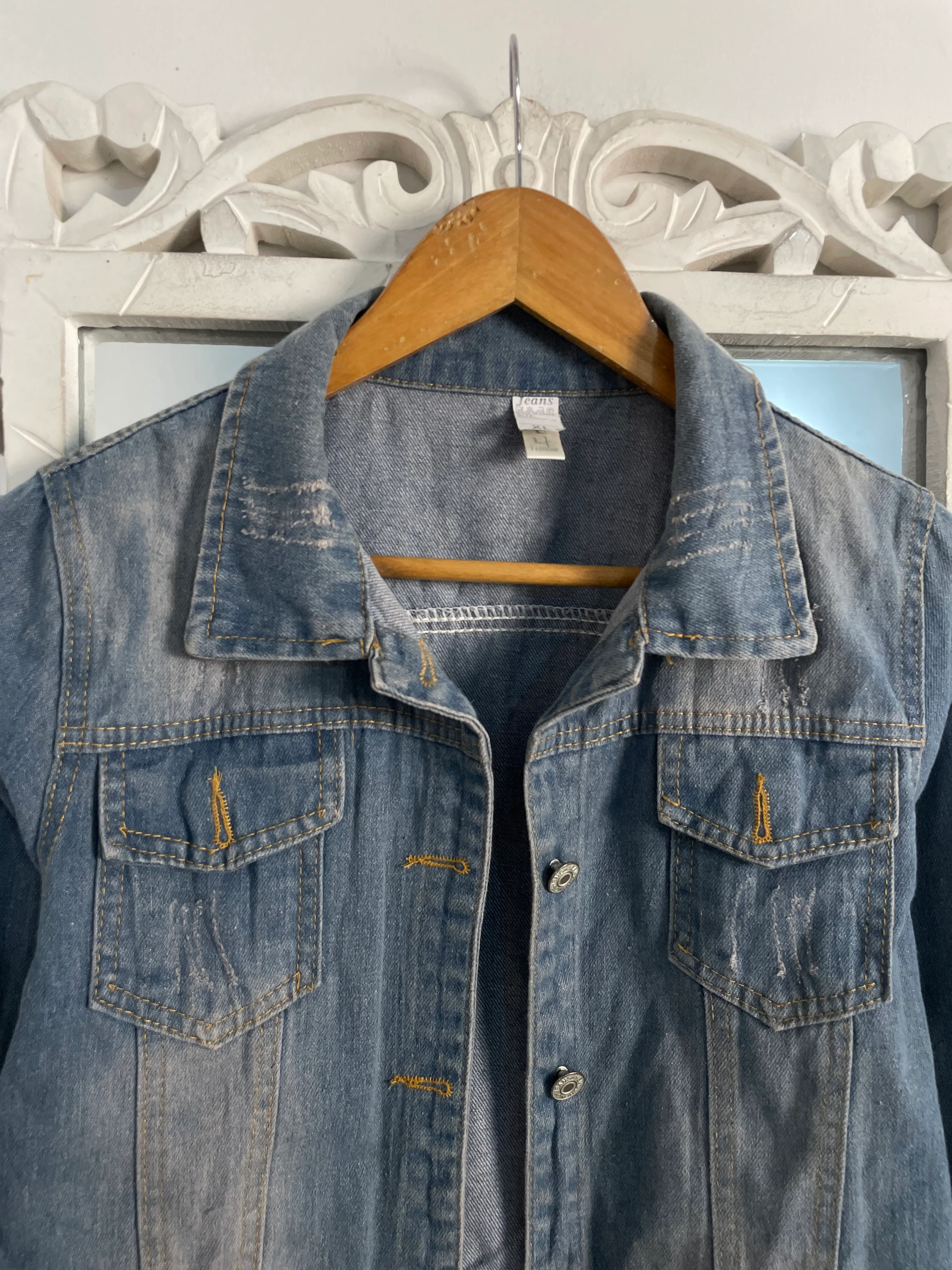 Vintage Denim Jacket-Chest 34 - Image 2