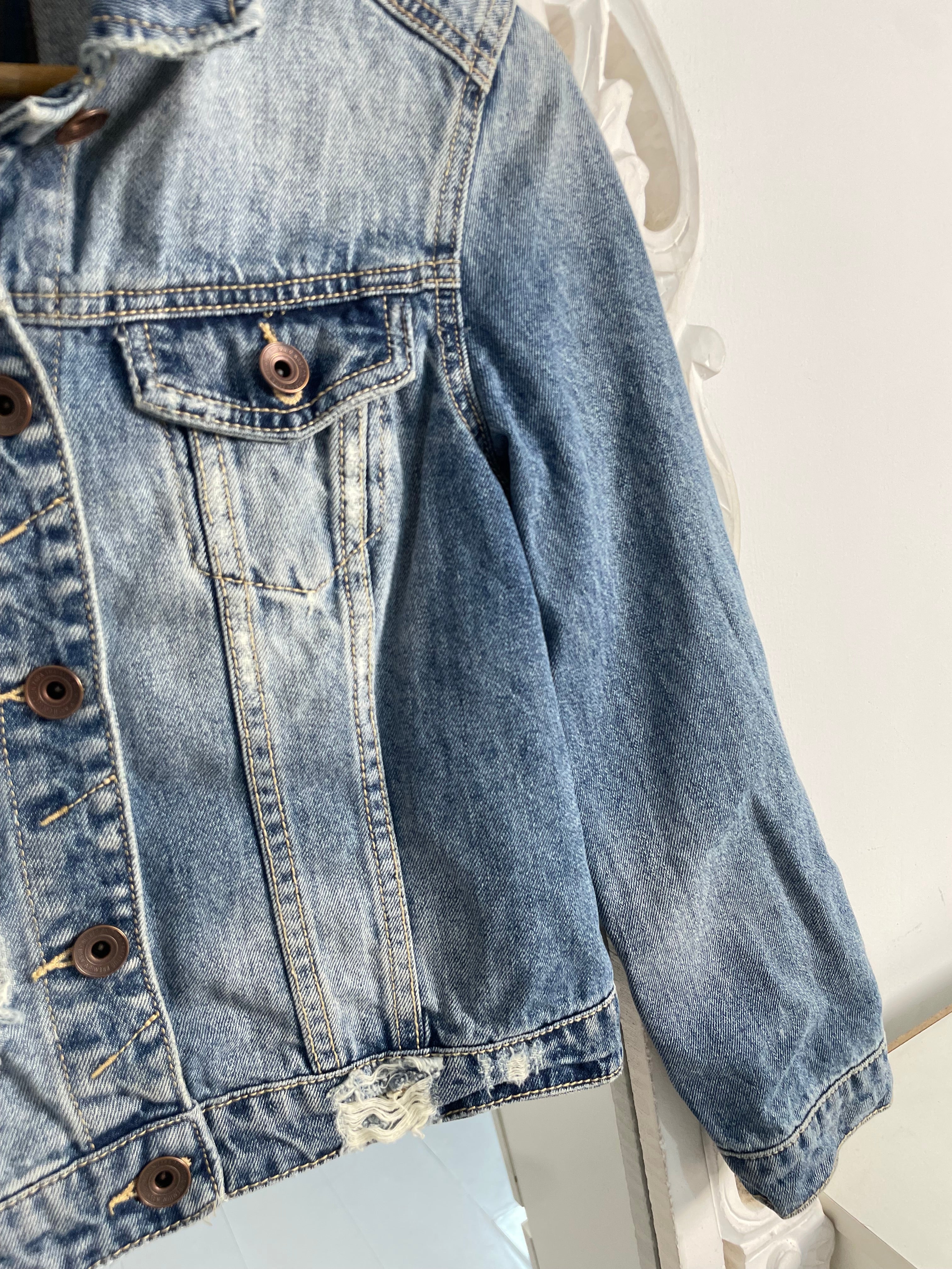 Zara Denim Jacket-Chest 32 - Image 3
