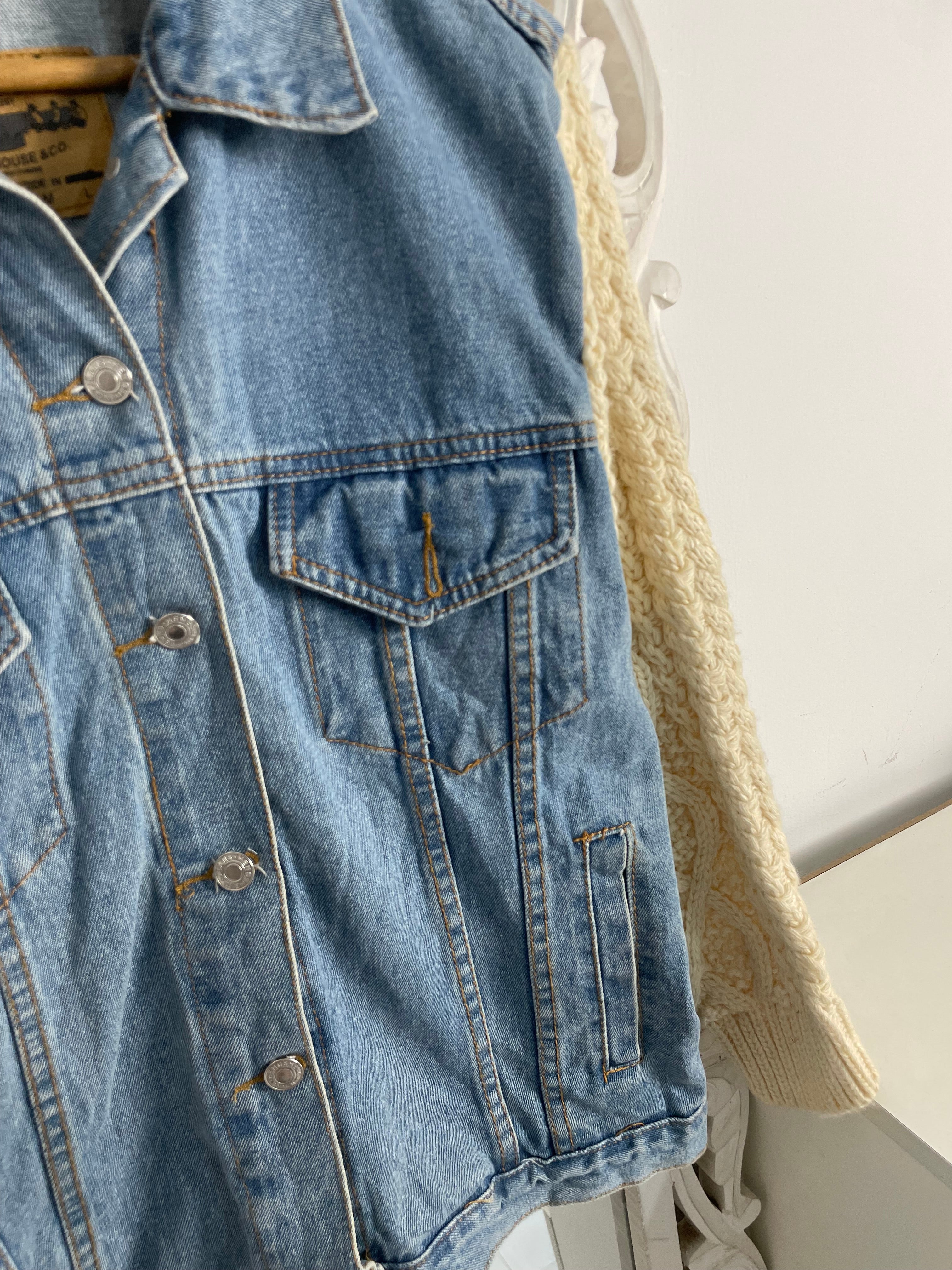 Vintage Denim Jacket-Chest 42 - Image 3