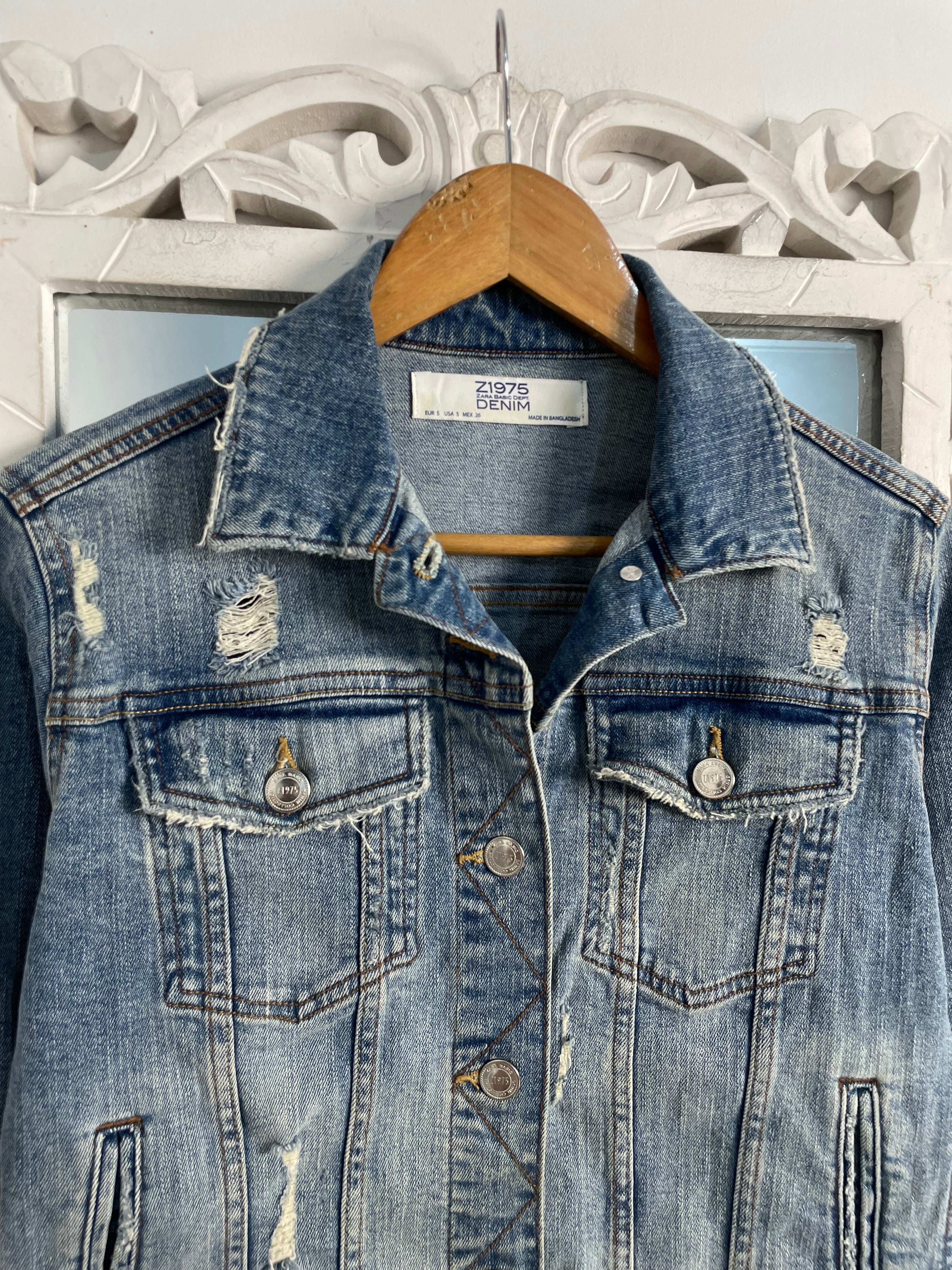 Vintage Denim Jacket-Chest 36 - Image 2