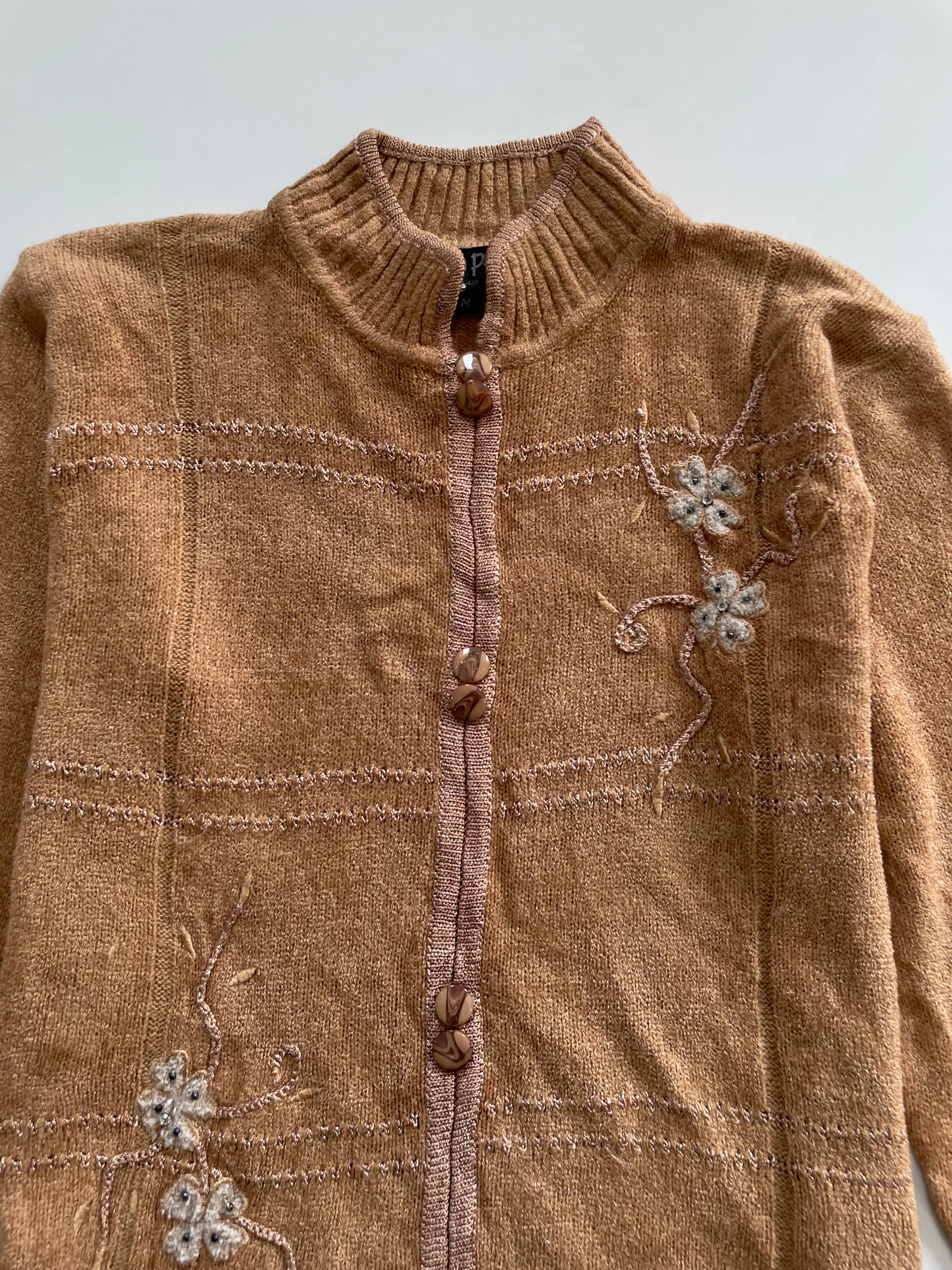 Vintage Embroidered Sweater-Bust 38 - Image 2