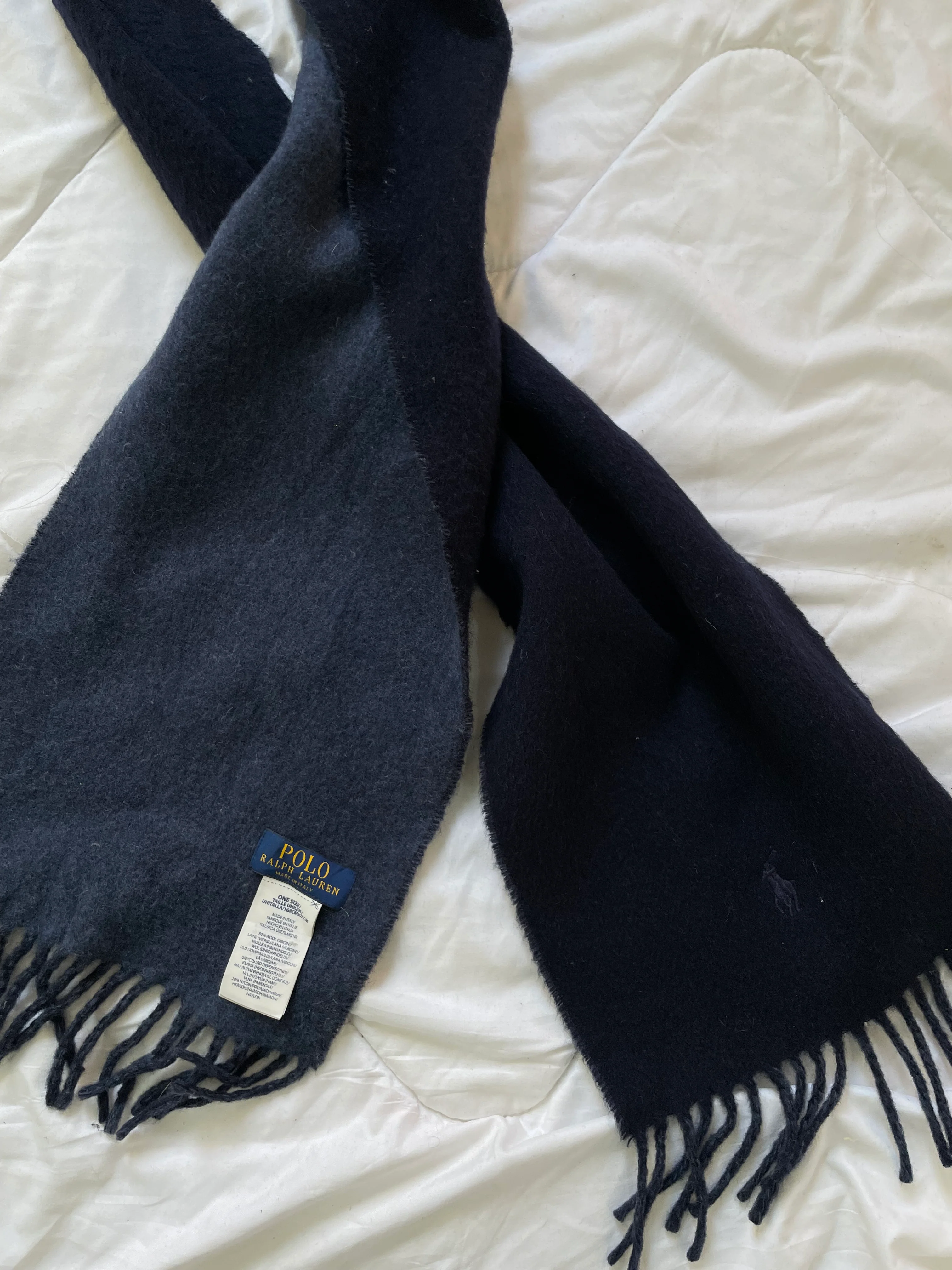 Ralph Lauren 80% Wool Vintage Muffler - Image 2