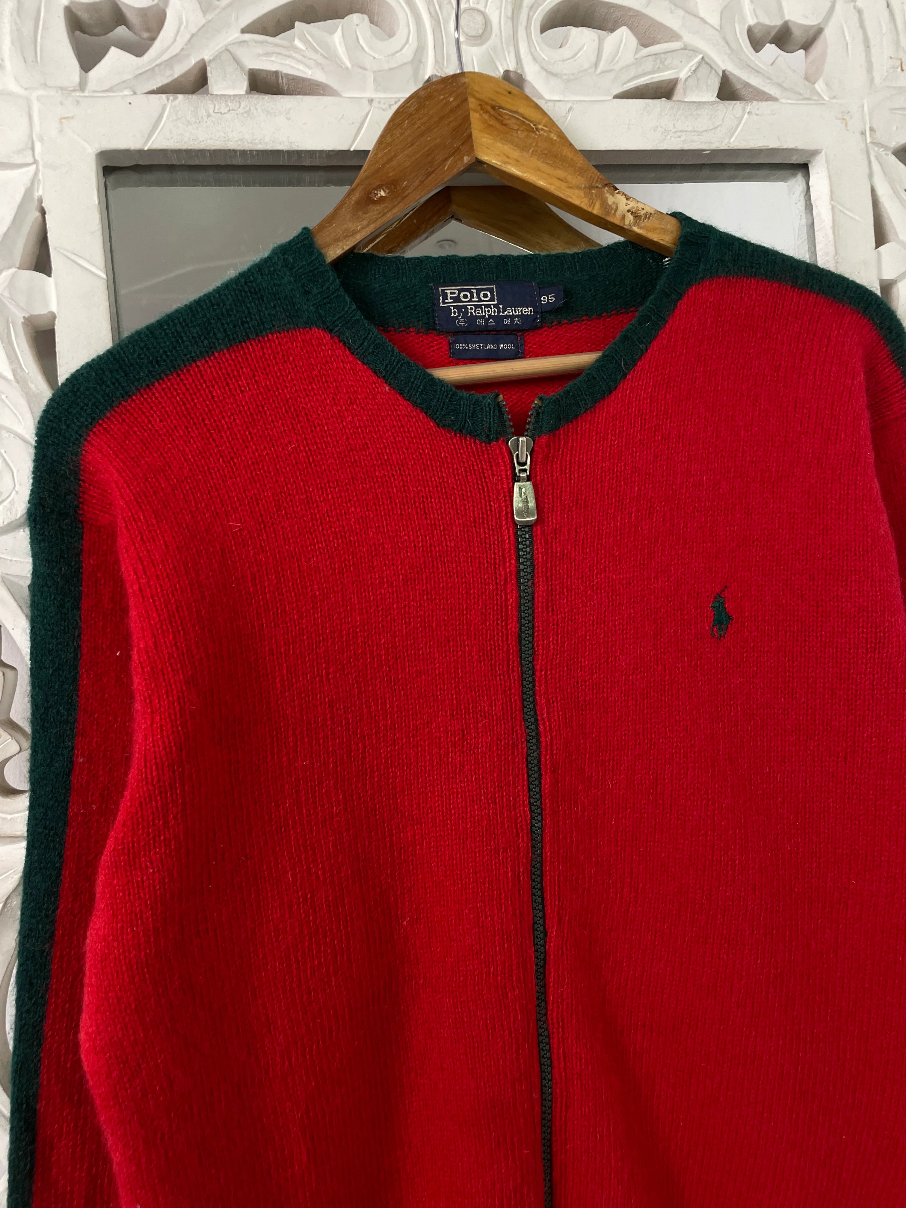 Ralph Lauren 100% Shetland Wool Vintage Sweater-Bust 42 - Image 2