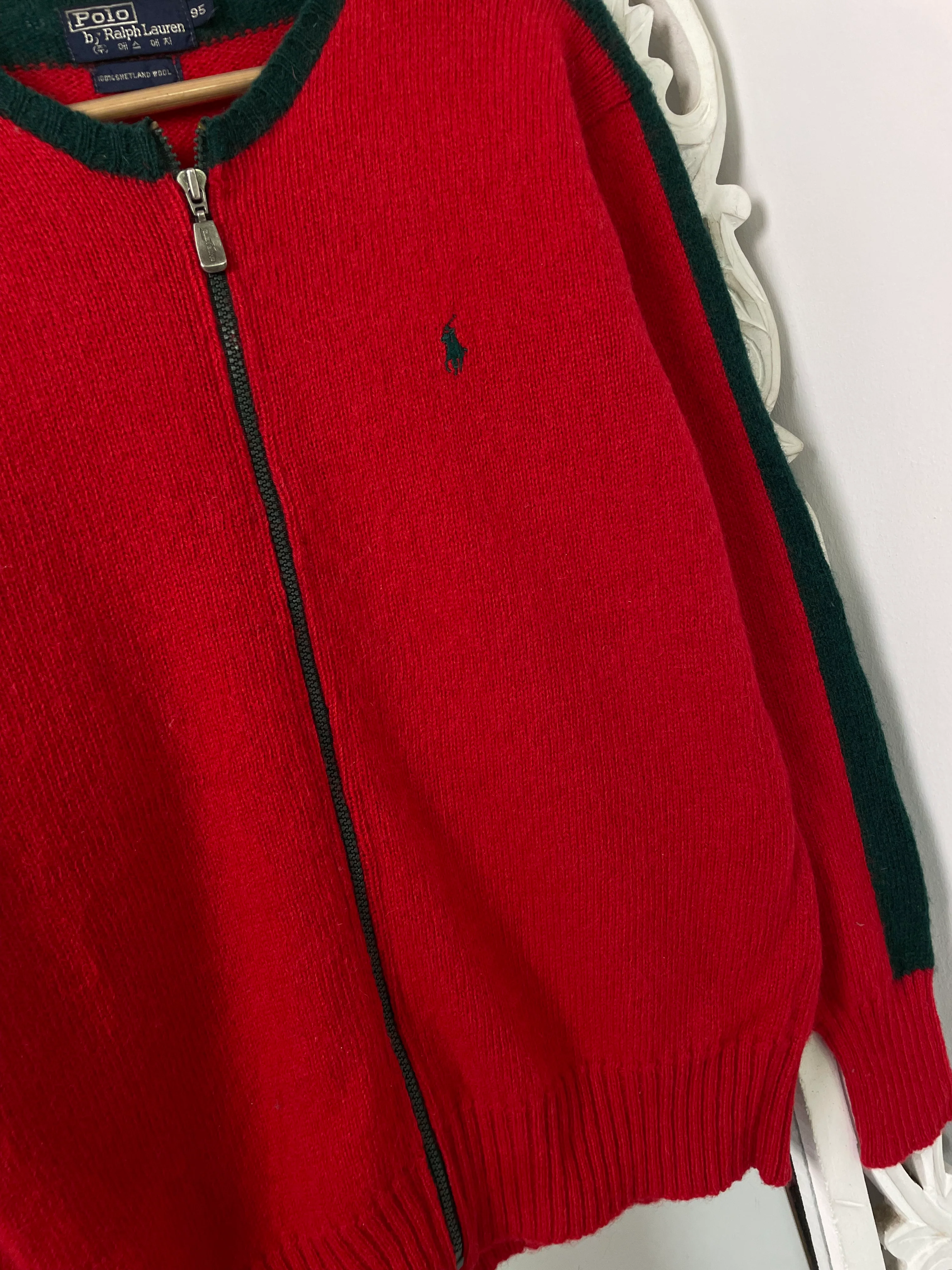 Ralph Lauren 100% Shetland Wool Vintage Sweater-Bust 42 - Image 3