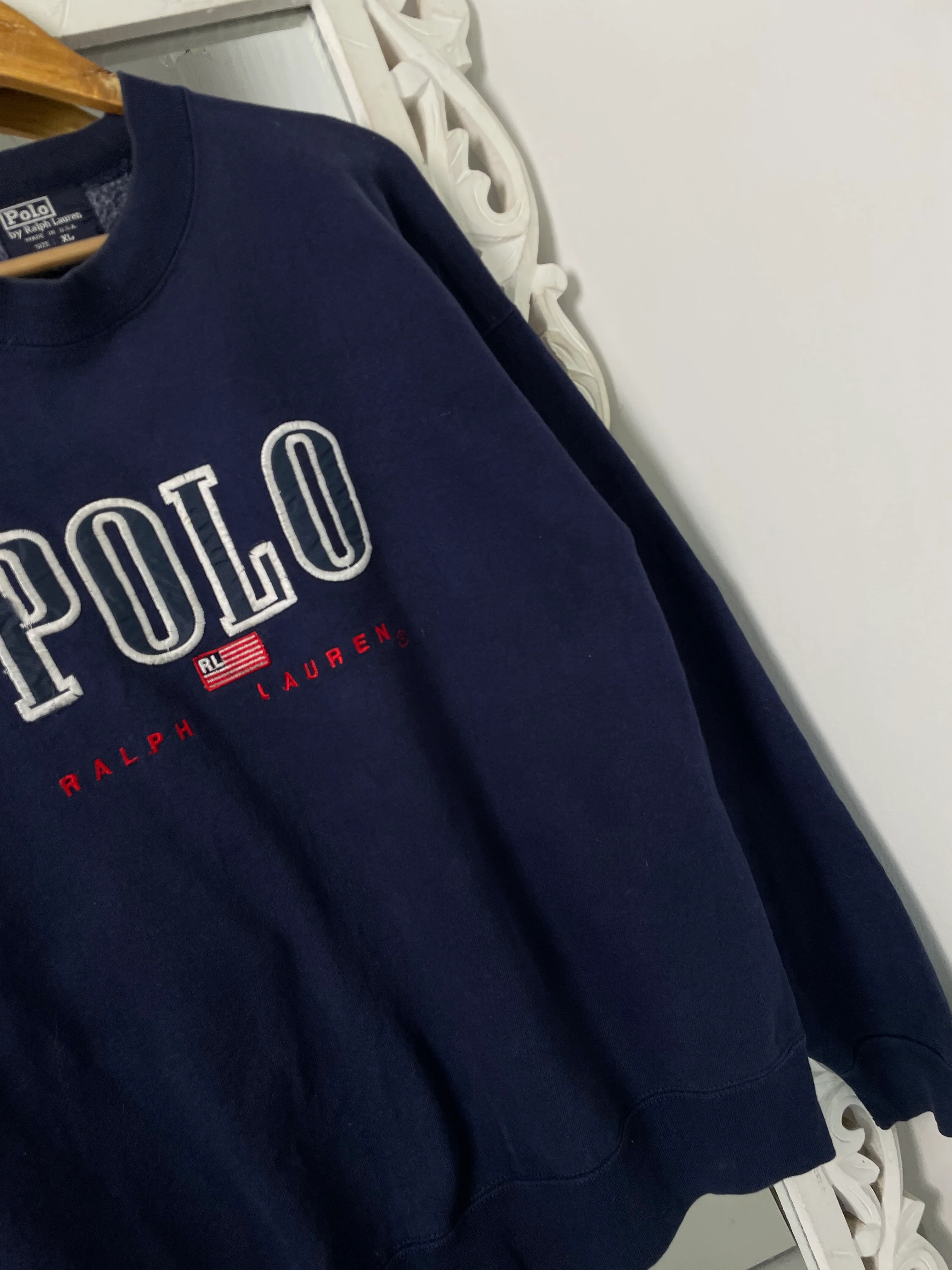 Ralph Lauren Inner Fleece Vintage Sweatshirt-Bust 52 - Image 2