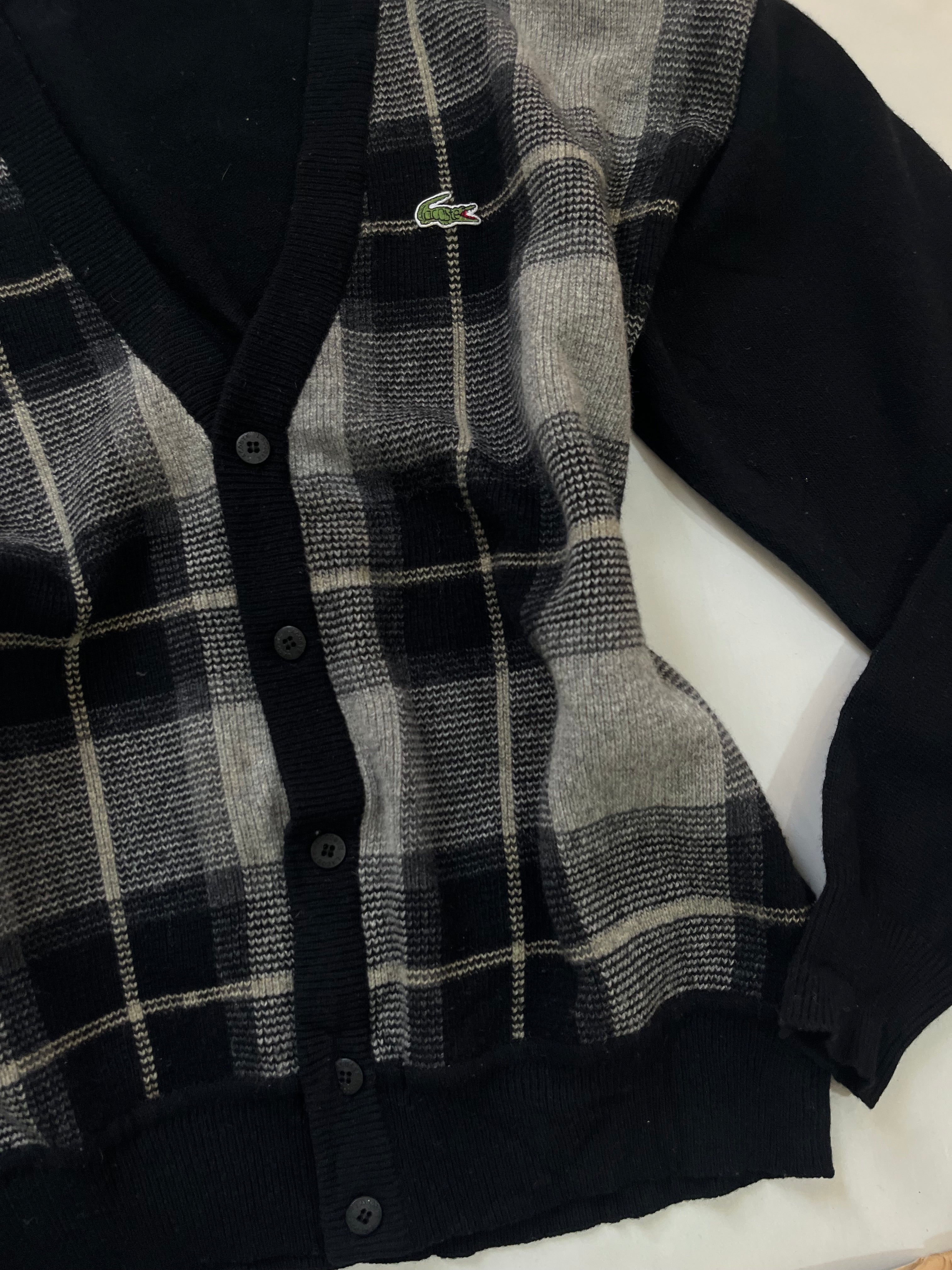 Vintage Lacoste 100% Wool Sweater-Bust 48 - Image 3