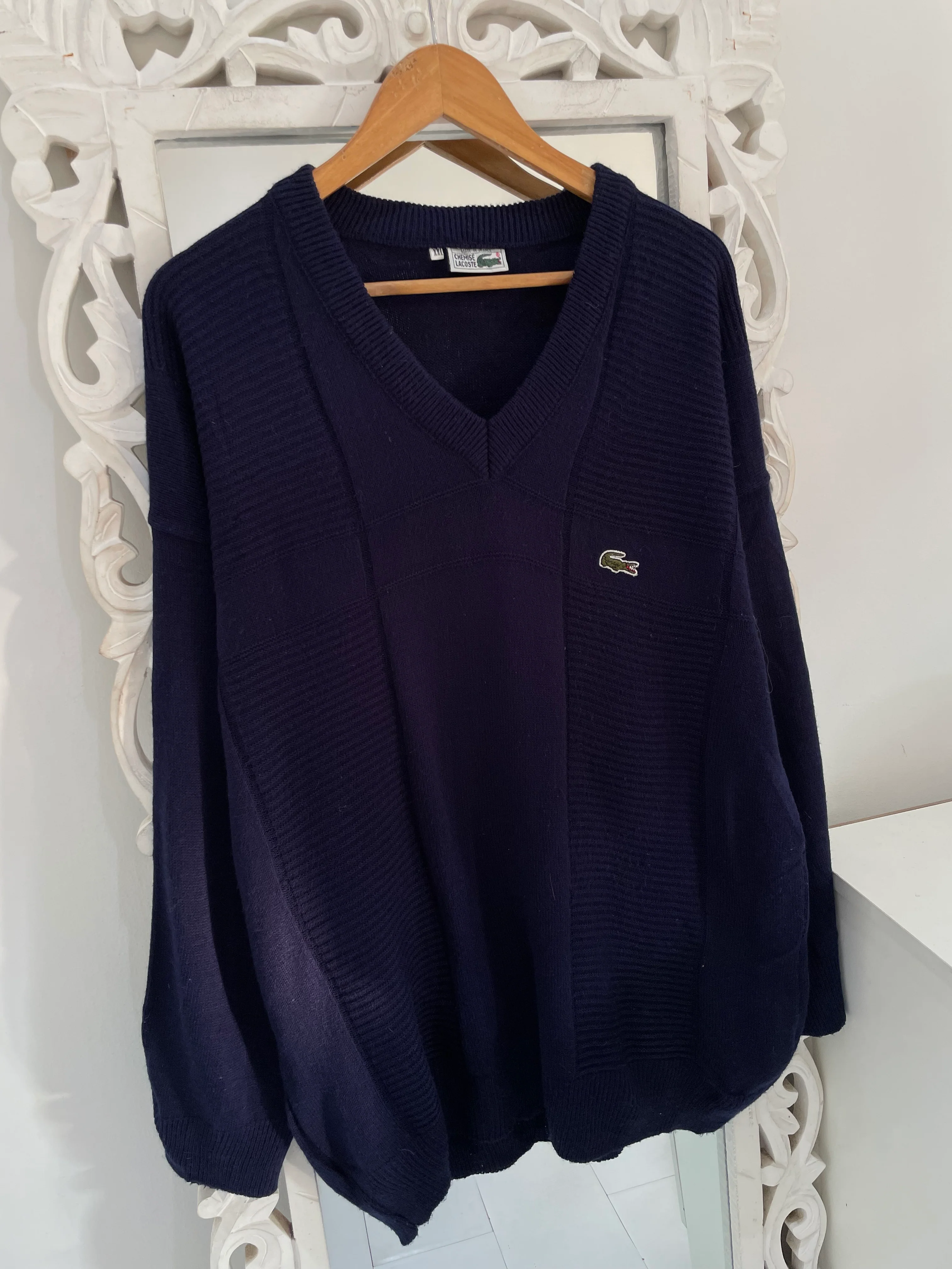 Lacoste Vintage Blue Sweater-Bust 48