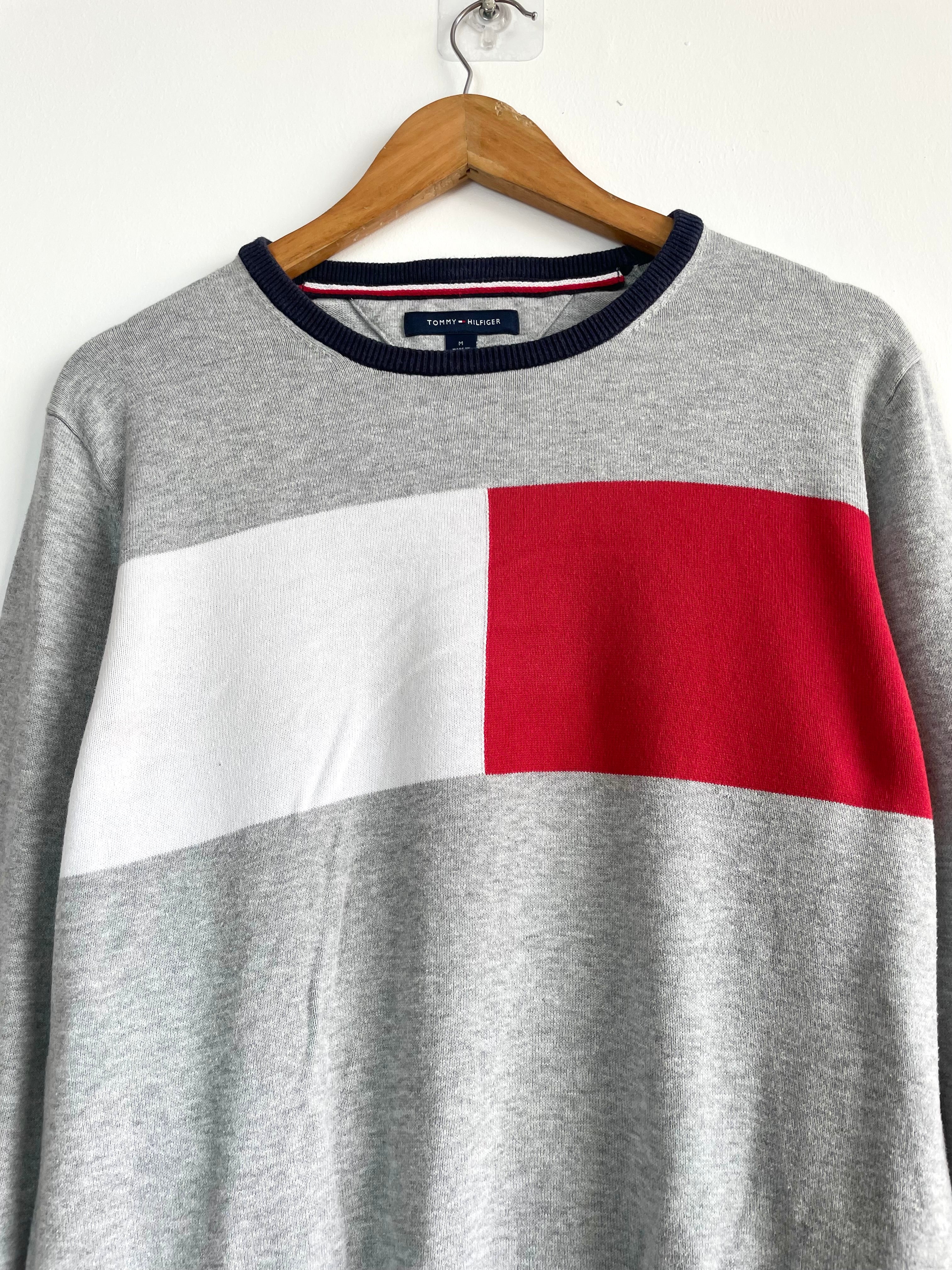 Vintage Tommy Hilfiger Cotton Pullover-Chest 44 - Image 2