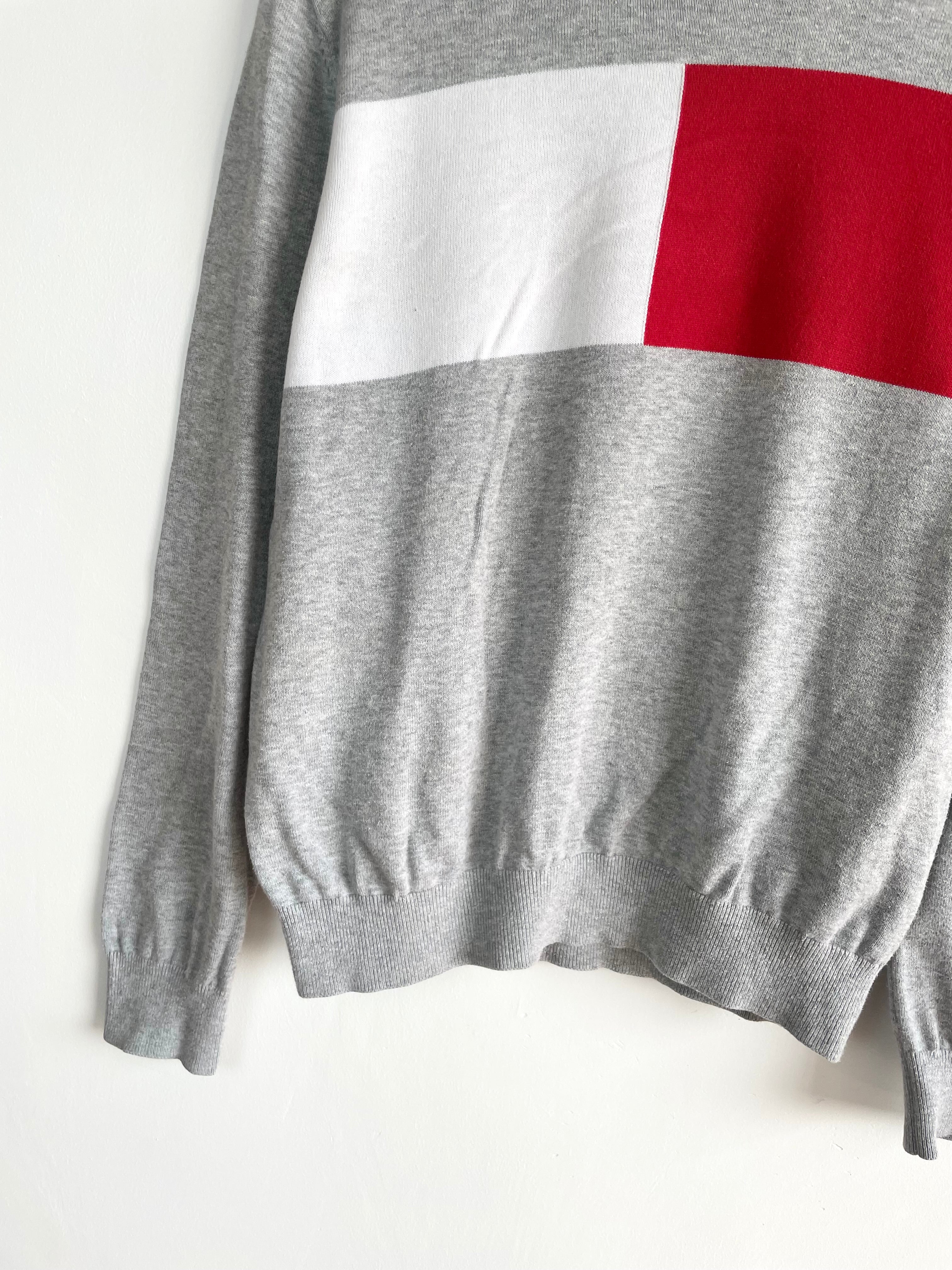 Vintage Tommy Hilfiger Cotton Pullover-Chest 44 - Image 3
