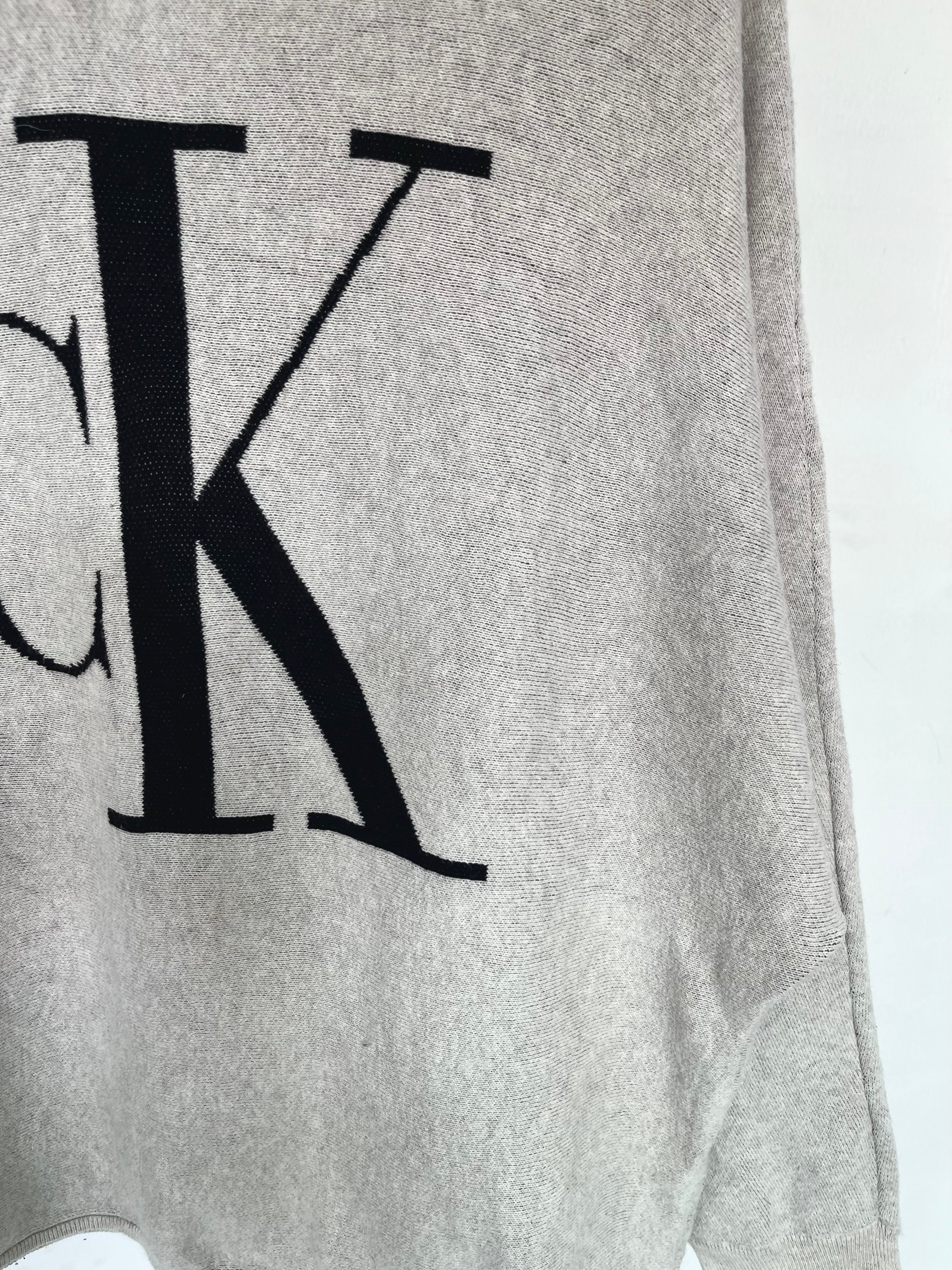 Vintage Calvin Klein Baggy Sweater-Chest 44 - Image 2