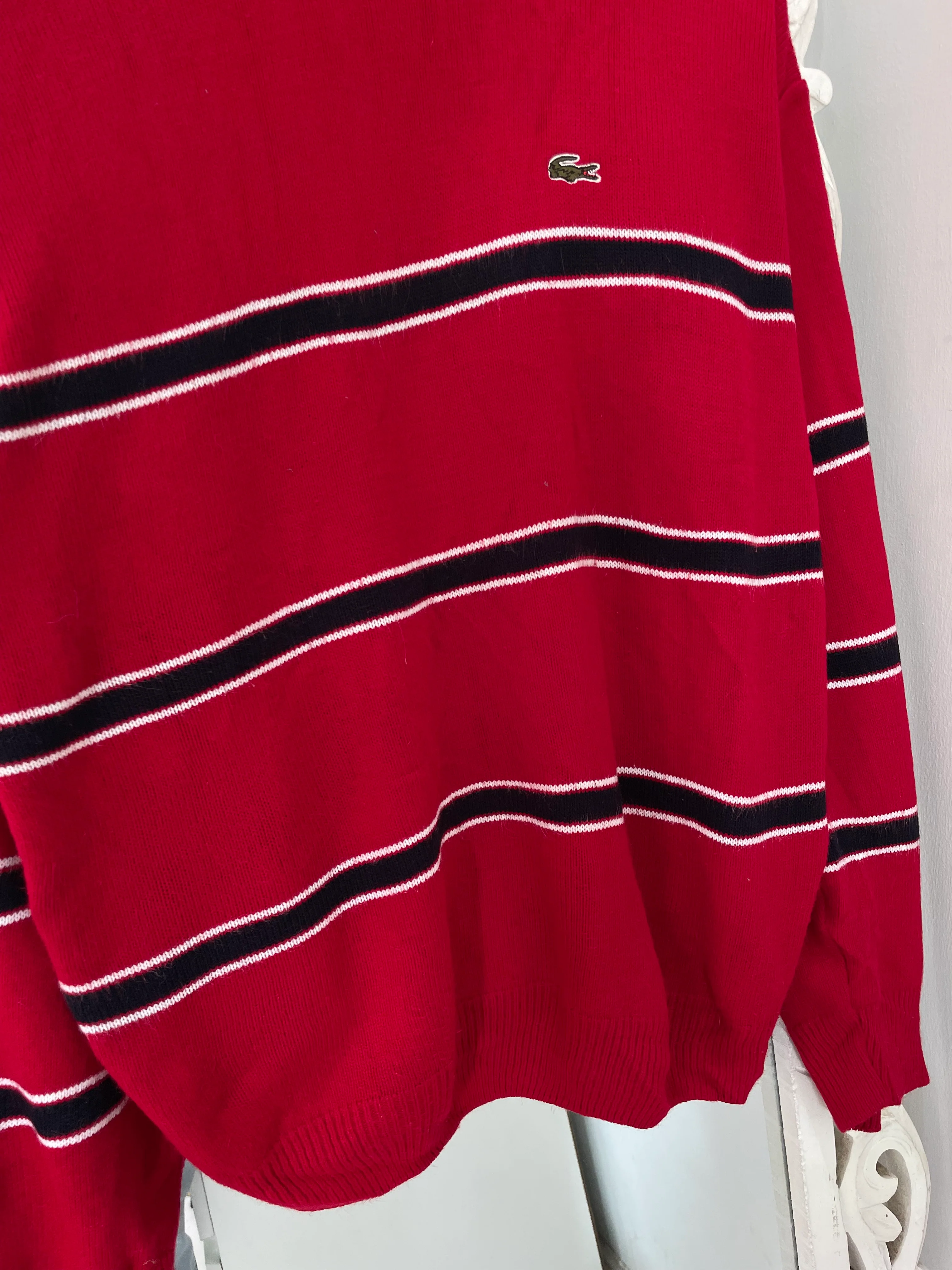 Lacoste Vintage Sweater-Chest 46 - Image 3