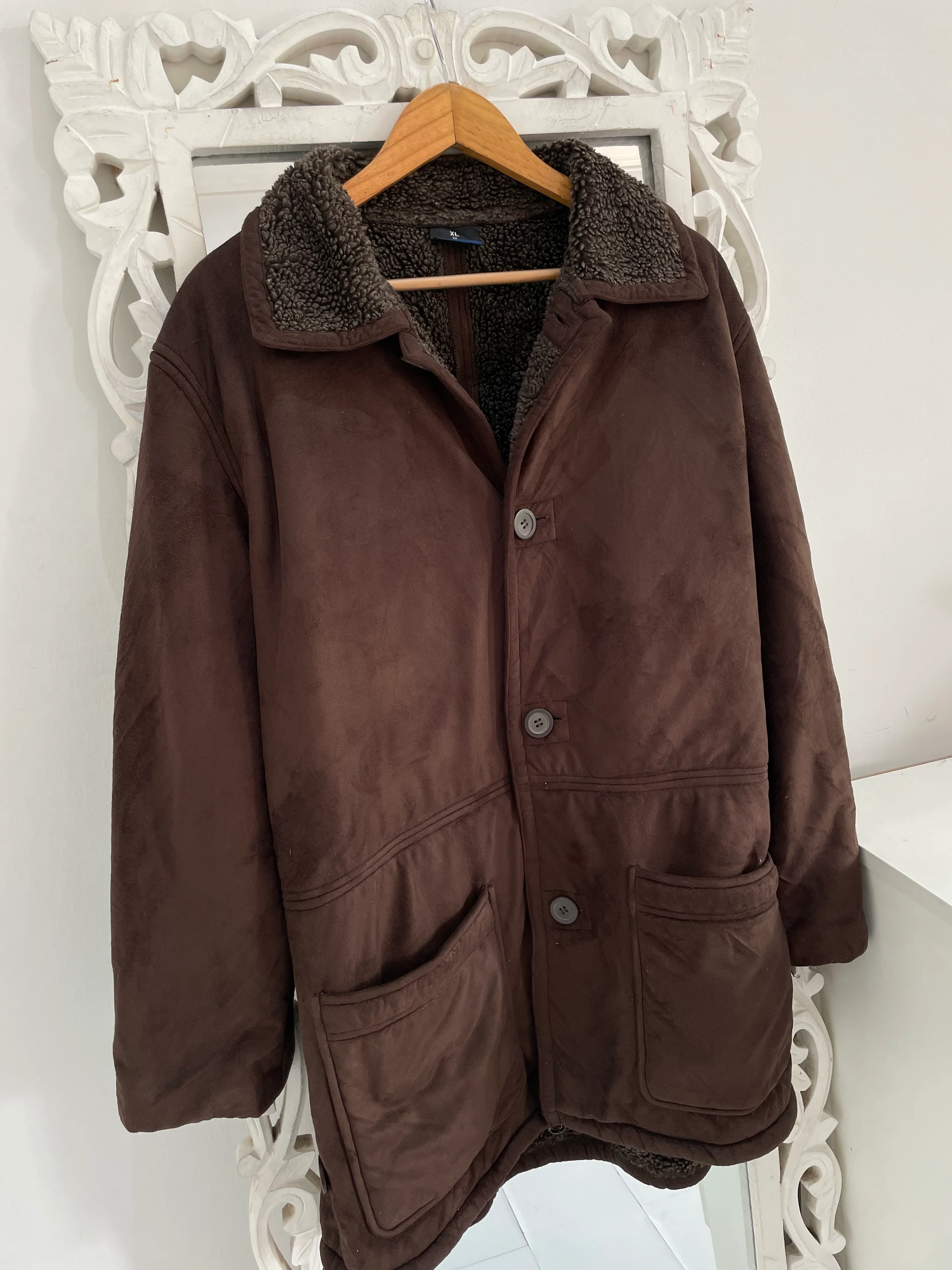 Watson Vintage Thick Sherpa Coat-Chest 50