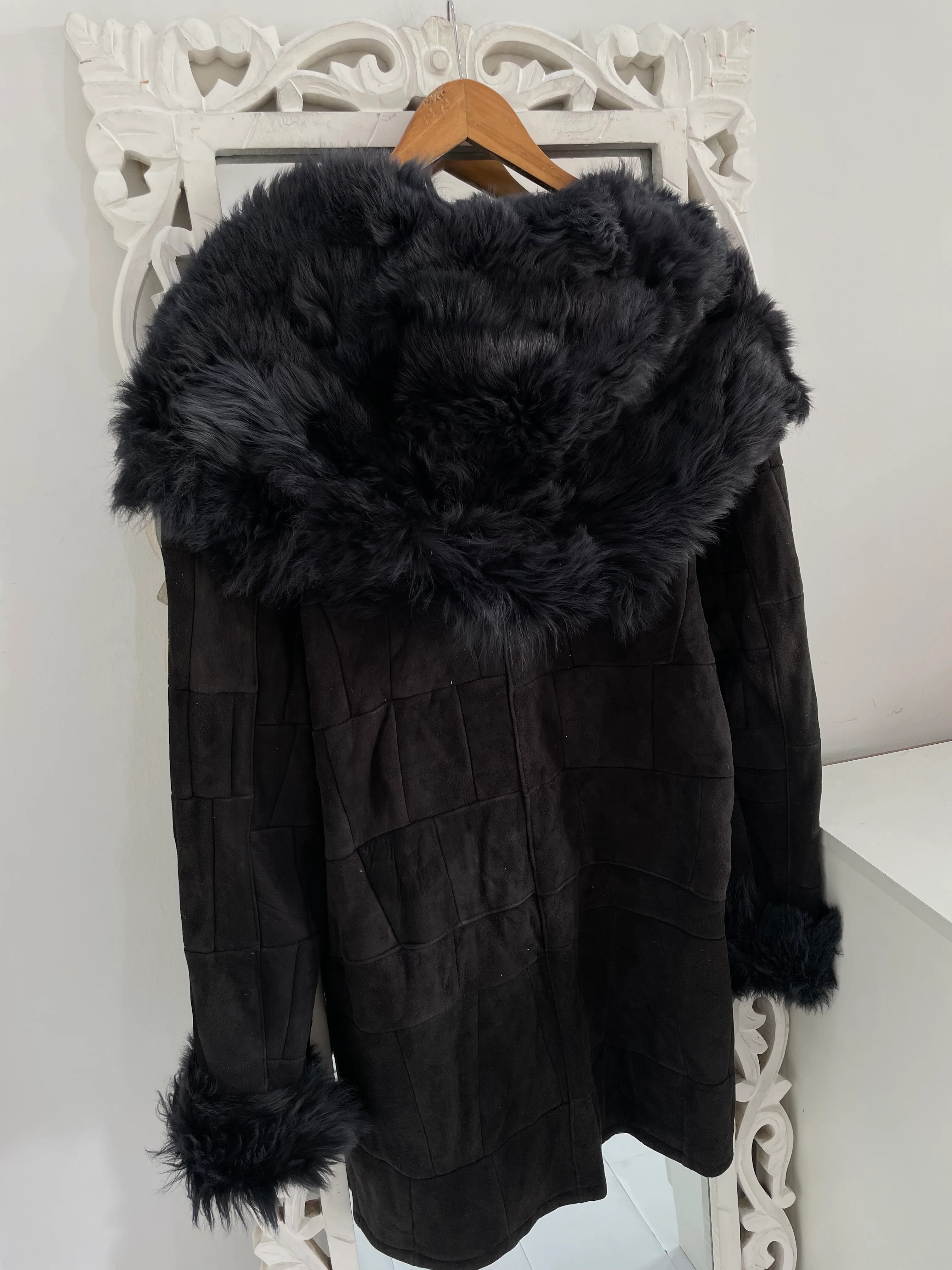 Vintage Thick Sherpa Coat-Chest 38 - Image 3