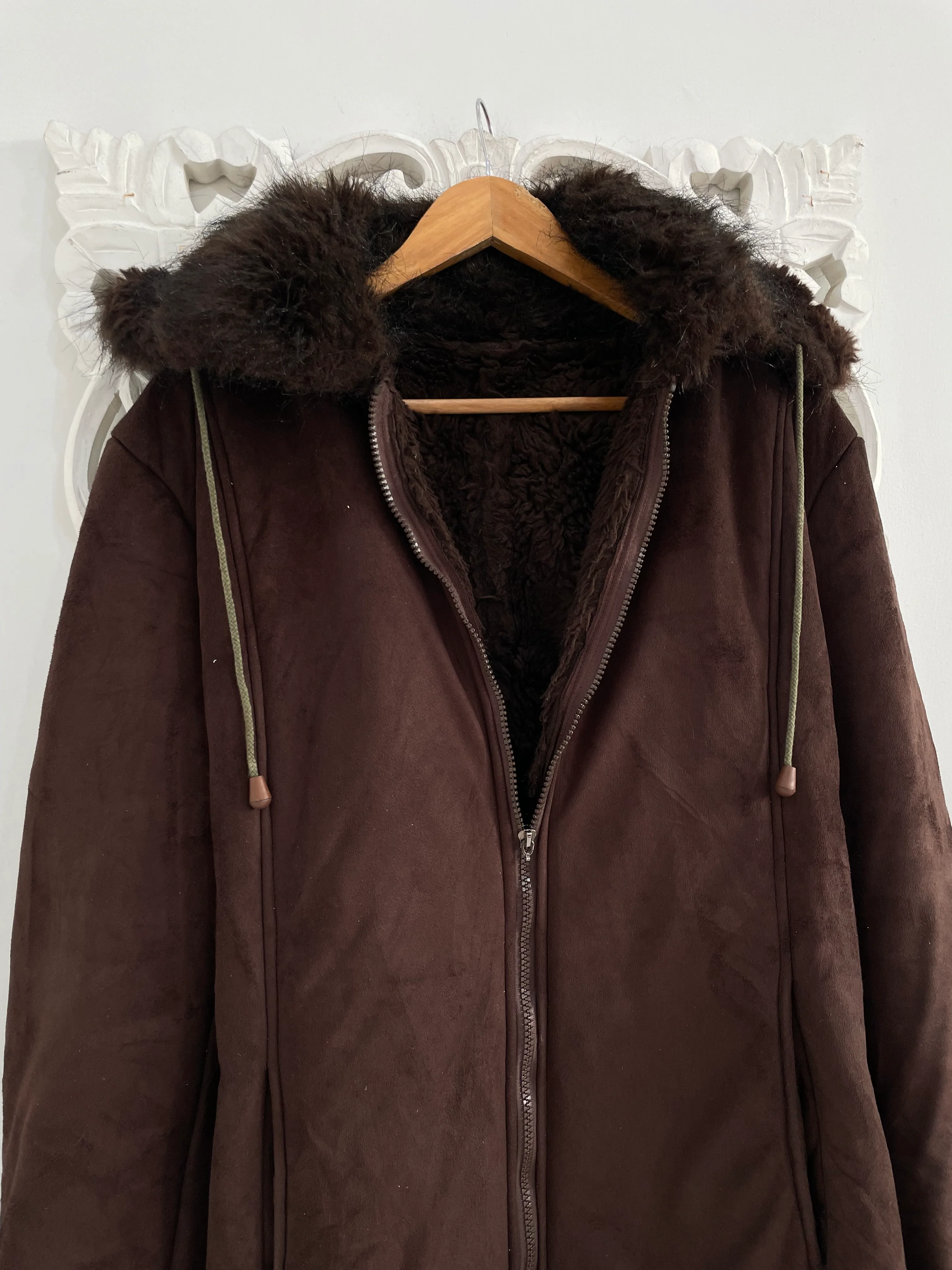 Vintage Thick Sherpa Coat-Chest 44 - Image 3