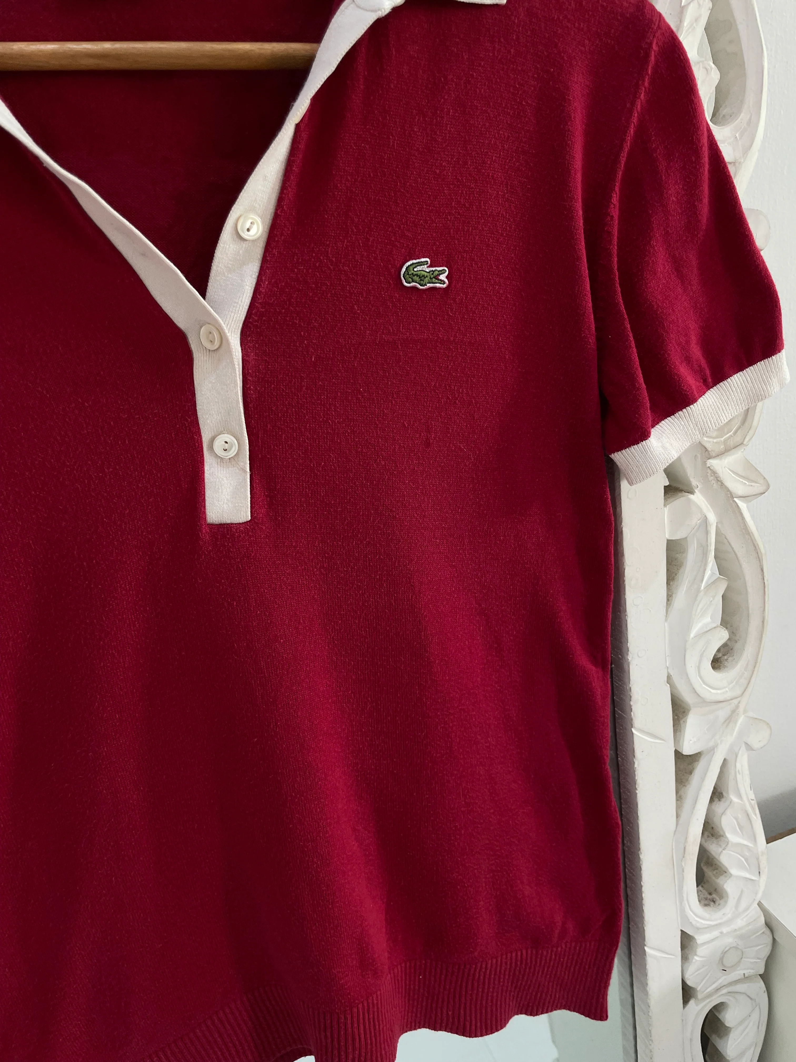 Lacoste Vintage Top-Bust 36 to 38 - Image 3