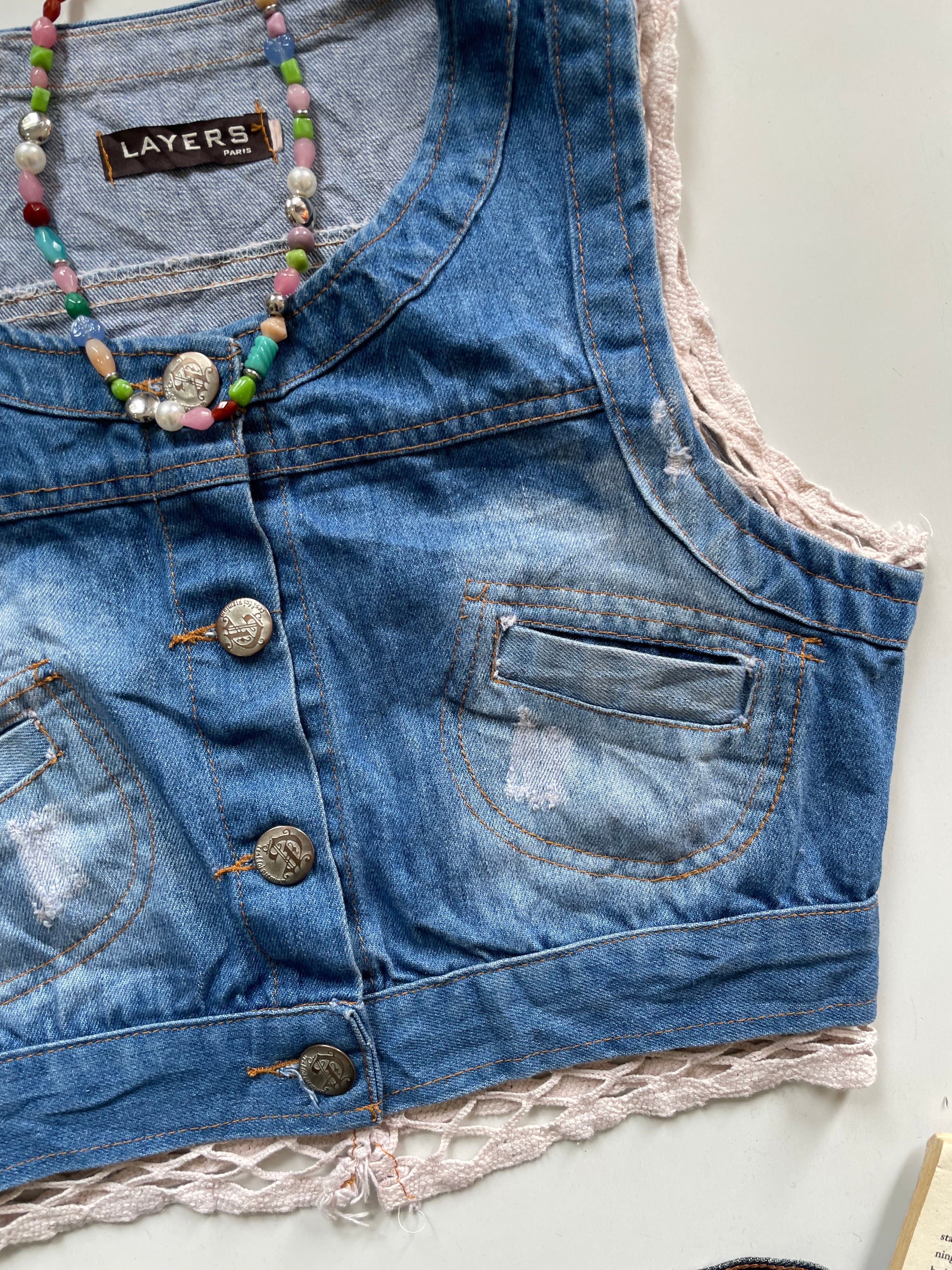 Vintage Waistcoat-Bust 34 - Image 3