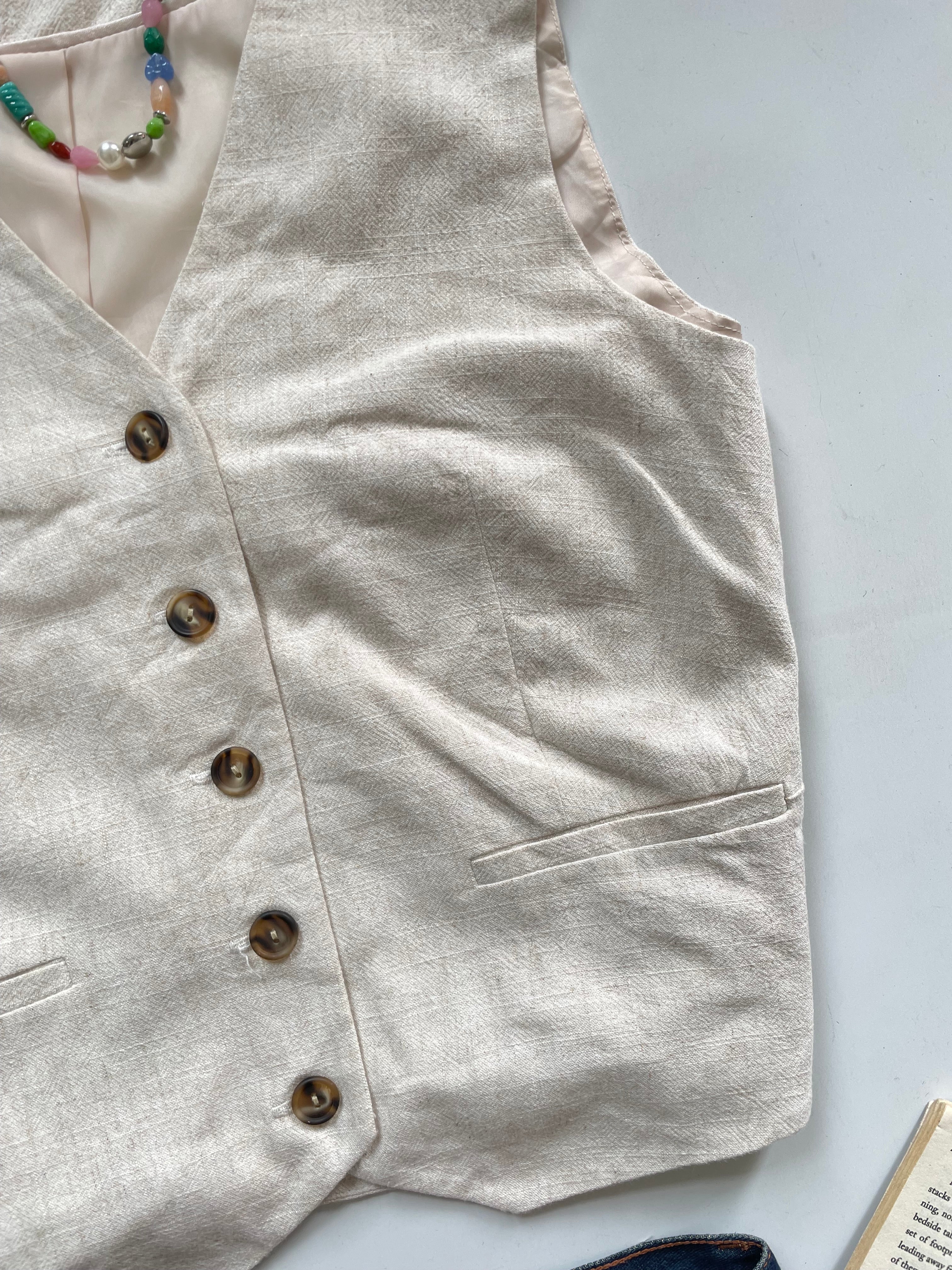 Vintage Waistcoat-Bust 40 - Image 3