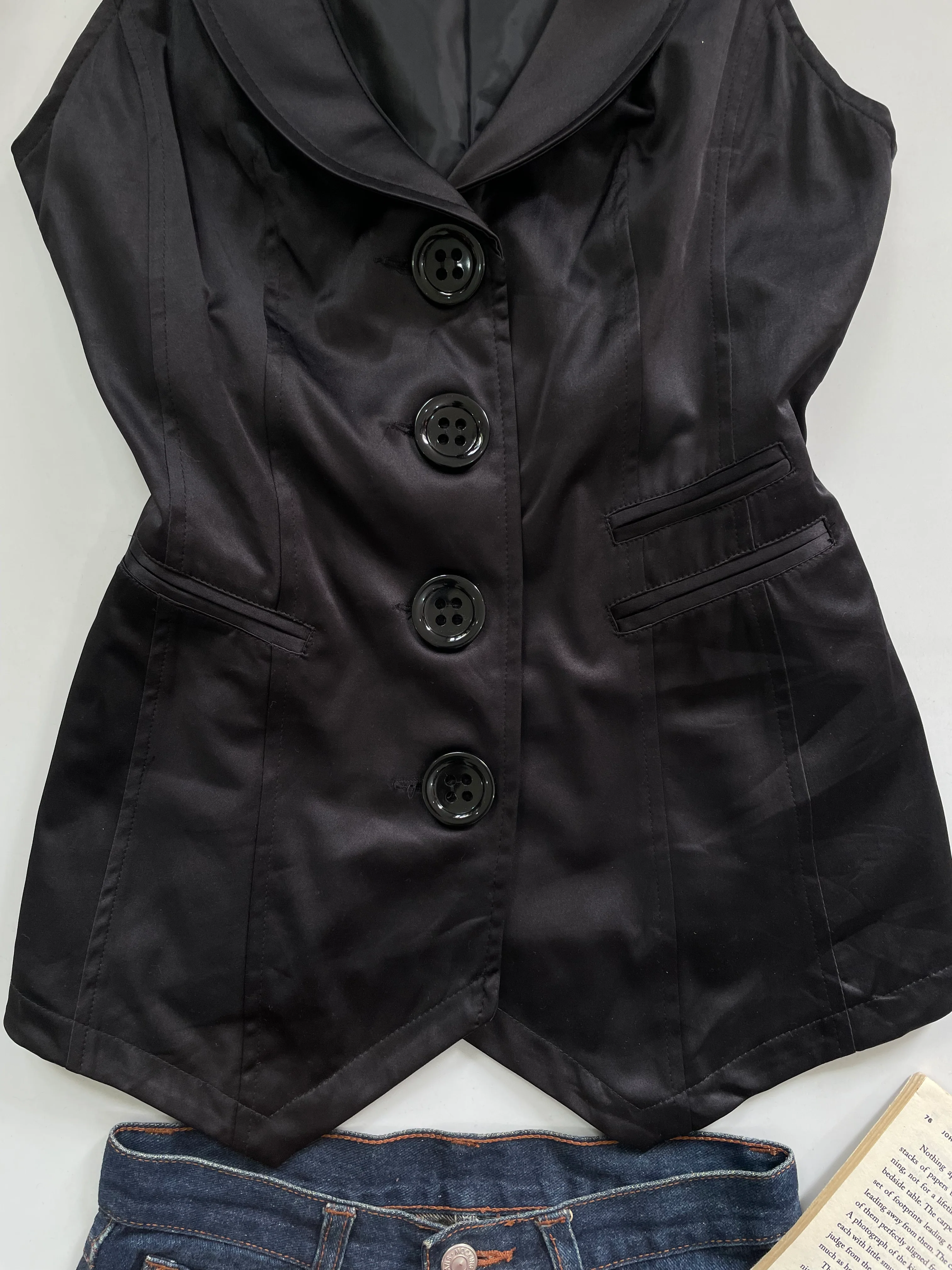 Zara Trafuluc Vintage Waistcoat-Bust 32 - Image 3