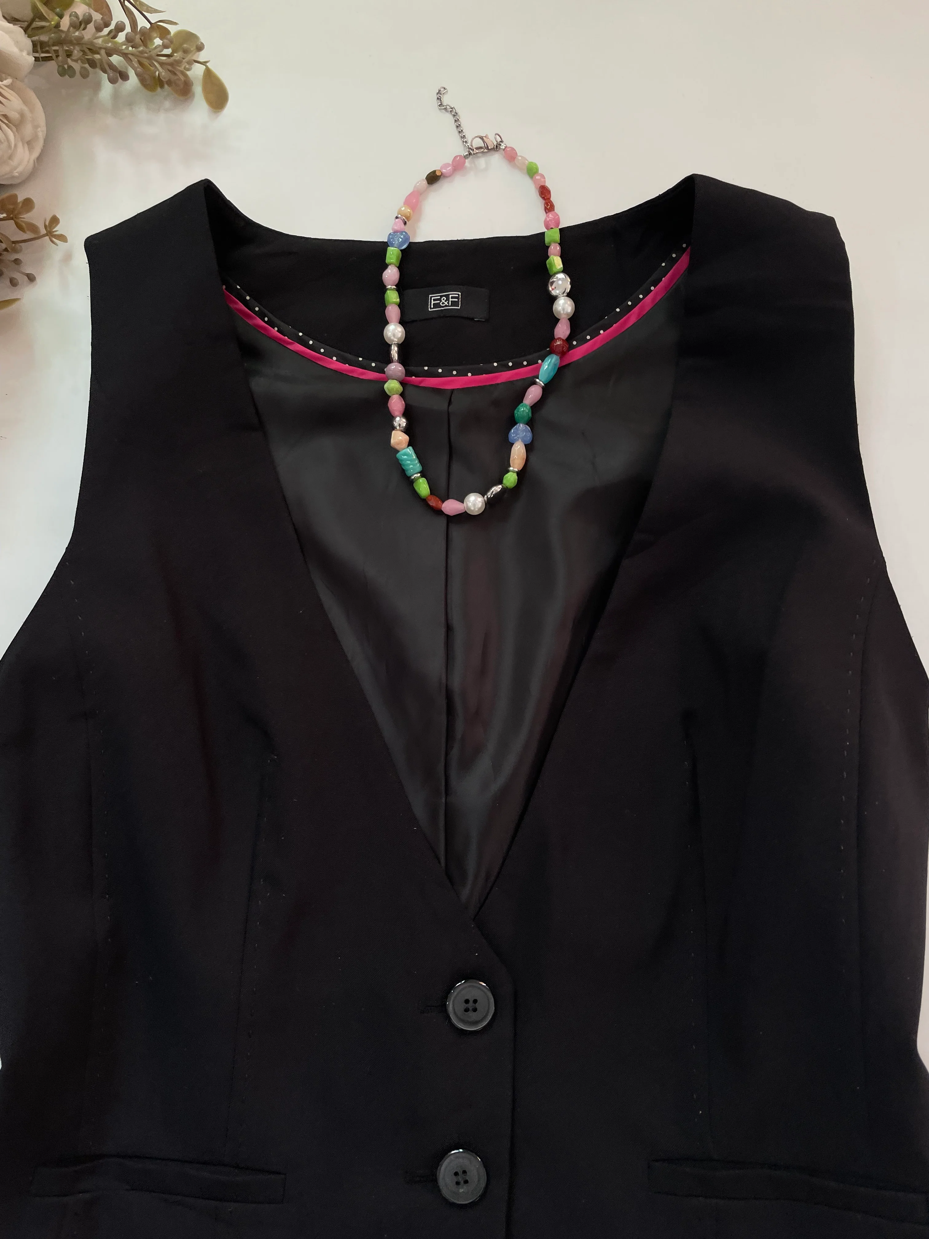 Vintage Waistcoat-Bust 40 - Image 2