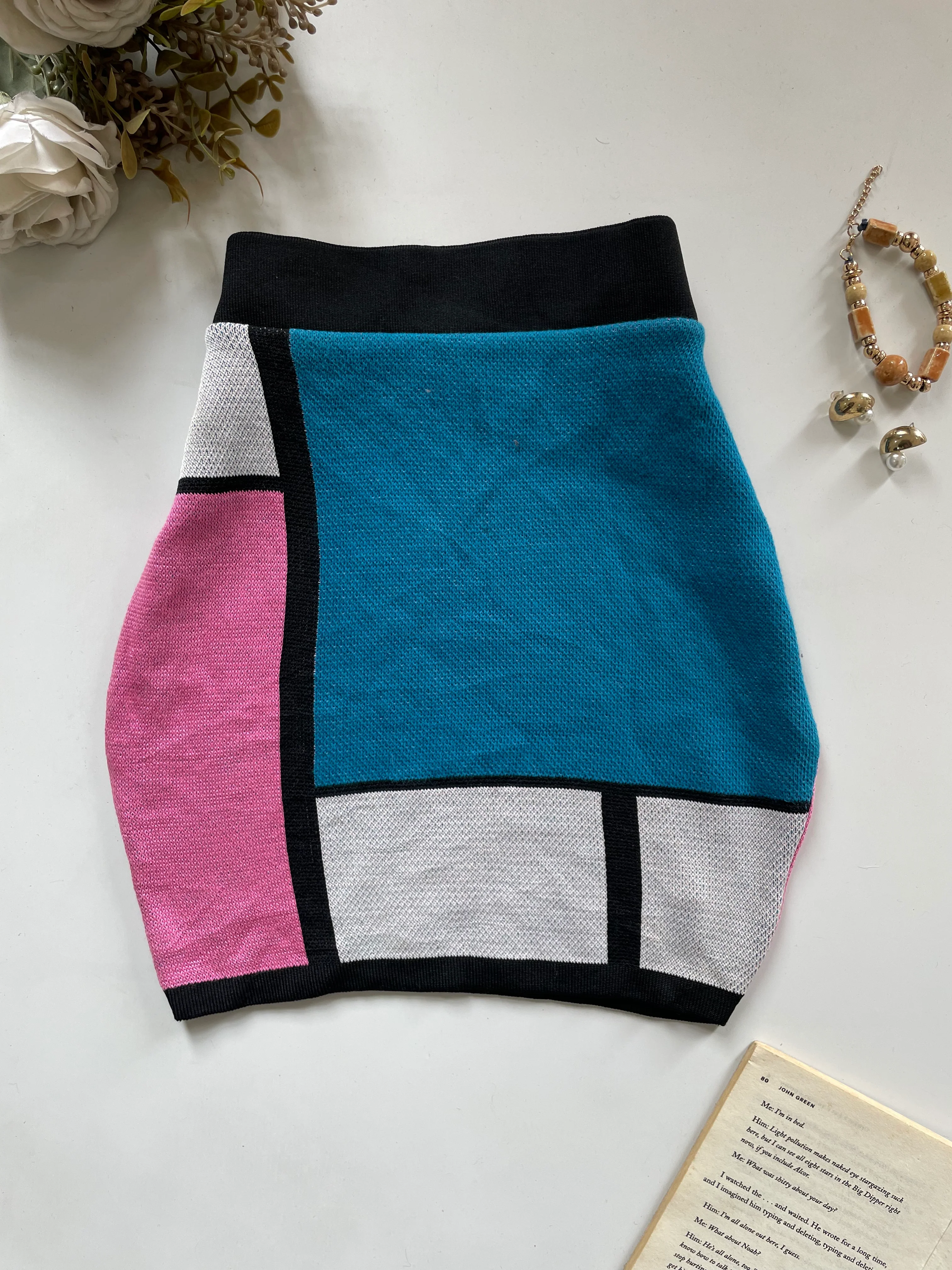Warm Tweed Skirt-Waist 26