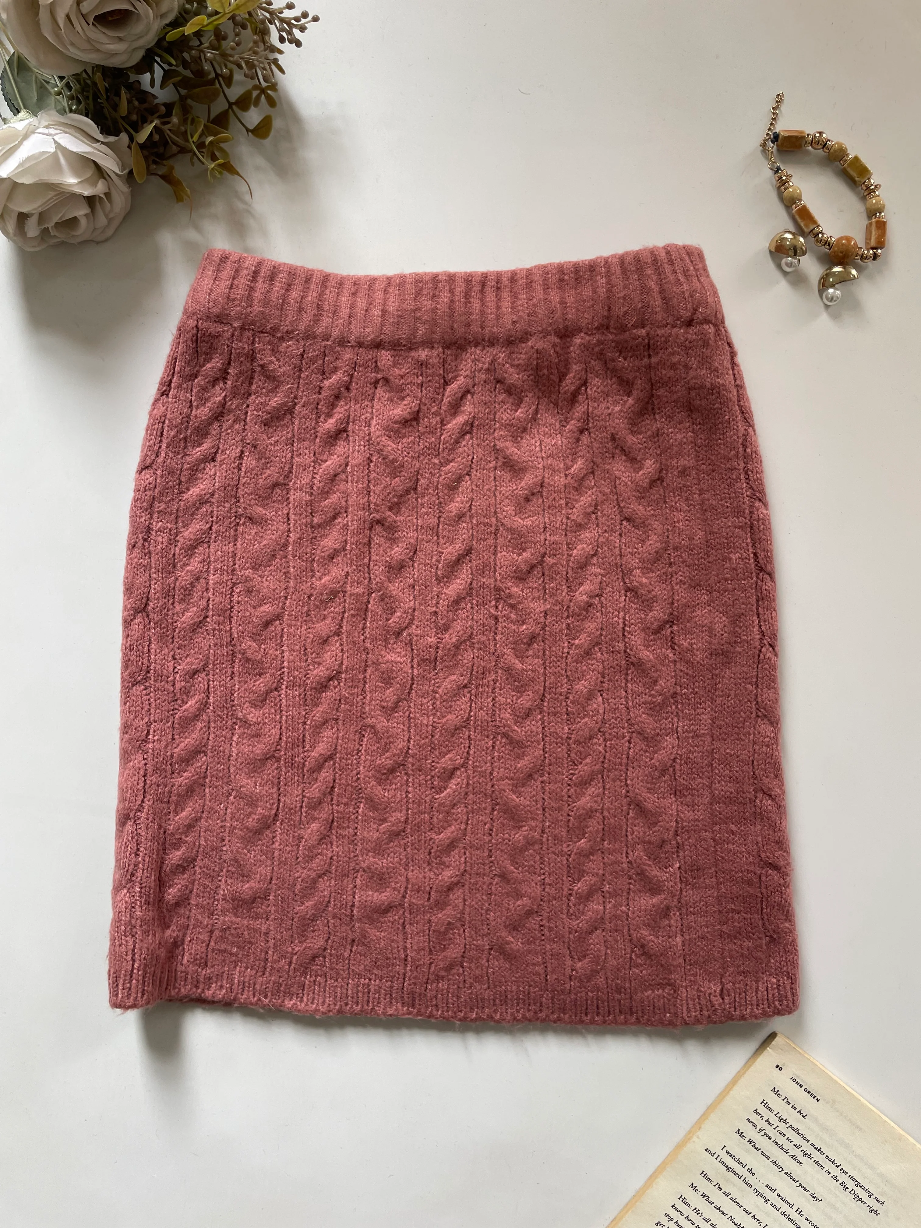 Warm Tweed Skirt-Waist 26 to 30